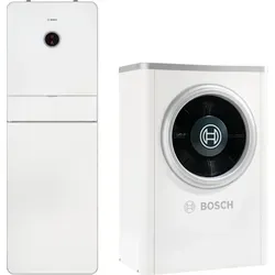 BOSCH Luft/Wasser-Wärmepumpe Compress CS7001iAW 7 ORMB - Wärmepumpe mit hoher Energieeffizienz A++ und Nennwärmeleistung von 5 kW, ideal für umweltfreundliches Heizen und Klimatisierung.