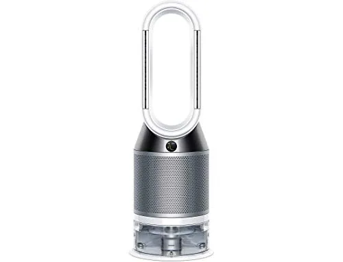 Dyson Pure Humidify Cool Luftreiniger, Luftbefeuchter und Ventilator mit Filtrationssystem, Wassertank und Fernbedienung, geeignet Reinigungsabdeckung Befeuchtungsabdeckung, Weiss/ Silber