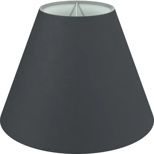 Lampenschirm Baumwolle | M: Ø25 cm | Konisch | E14/E27 | Schwarz