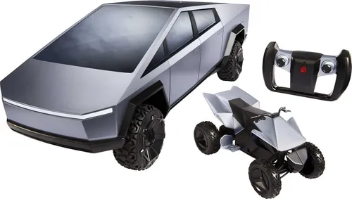 Hot Wheels GYD25 - R/C 1:10 Tesla Cybertruck, ferngesteuerter Truck & elektrisch