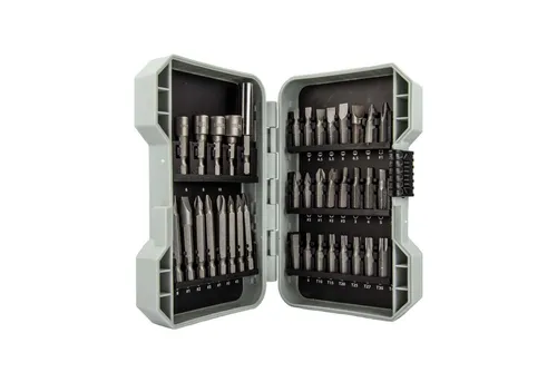 E.H.G Lucas Bit-Set Bit-Satz Sortiment mit Kreuz Schlitz TX und Stecknuss, 37-teilig