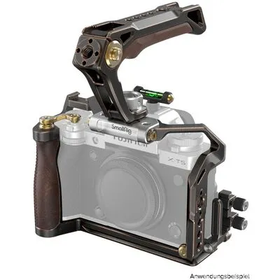 SmallRig Handheld Cage 3872 Retro Kit für Fujifilm X-T5 - Videografie Zubehör für Fujifilm X-T5, bietet optimalen Schutz und vielseitige Montagemöglichkeiten für kreative Aufnahmen.