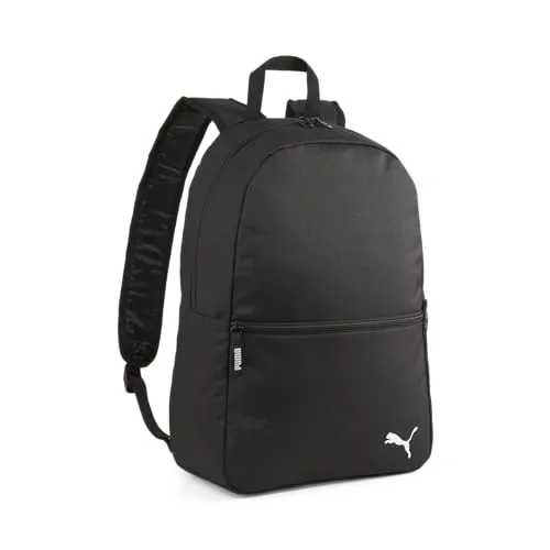 PUMA teamGOAL Backpack Core Rucksack schwarz - Der PUMA teamGOAL Backpack Core ist der ideale Rucksack für Schule und Sport. Mit geräumigem Hauptfach und praktischen Seitentaschen bietet er ausreichend Platz für deine Ausrüstung und ist dank gepolsterter Schultergurte komfortabel zu tragen.