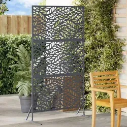 vidaXL Sichtschutz Anthrazit 100x50x180 cm – Stilvoller Gartenraumteiler - Moderner Sichtschutz aus robustem Stahl, ideal für Gärten und Terrassen. Schützt vor neugierigen Blicken und schafft eine entspannte Atmosphäre. Wetterfest und langlebig für alle Jahreszeiten.