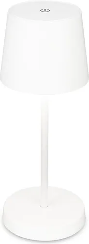 Briloner Boja LED Tischlampe kabellos IP44, Dimmbar, Touch, Kabellos, Spritzwasserschutz, weiß, Ø10,5 x 26 cm