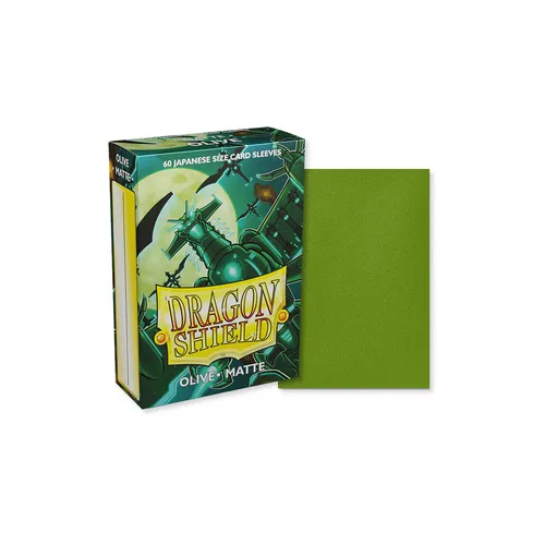 Dragon Shield Japanese Size Matte Sleeves (60) Olive