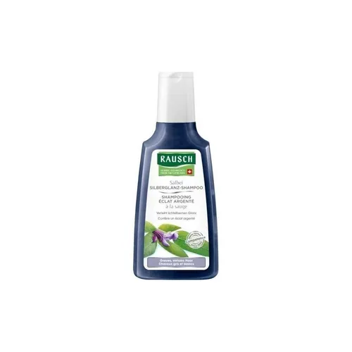 RAUSCH Salbei Silberglanz Shampoo 200 ml - Hochwertiges Shampoo für silbernes und graues Haar, sorgt für Glanz und Pflege, ideal für eine strahlende Haarfarbe.