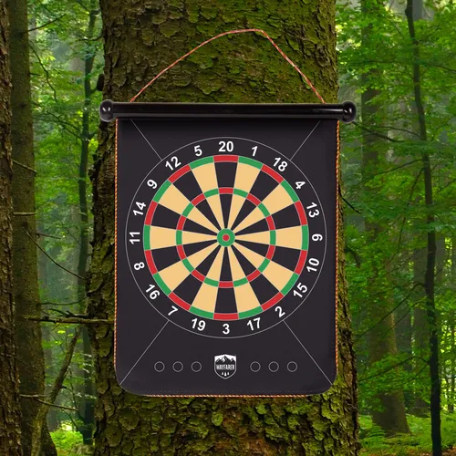 Magnetische 2in1 Outdoor Dartscheibe mit sechs Dartpfeilen - Scheiben: Wetterfest und vielseitig, perfekt für spannende Spiele im Freien mit Familie und Freunden.