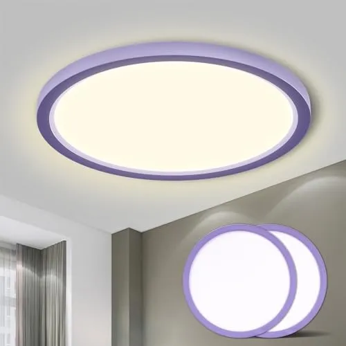 LQWELL® Deckenleuchte LED 18W 4000K - Moderne Deckenlampe mit 1600 Lumen, wasserfest (IP44) und ideal für stilvolle Beleuchtung in jedem Raum.