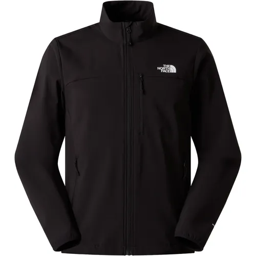 The North Face Herren Nimble 2 Jacke - Schwarz, Größe S - Winddichte Softshell-Jacke für Wandern und Freizeit, bietet hohen Tragekomfort und Flexibilität bei jedem Wetter.