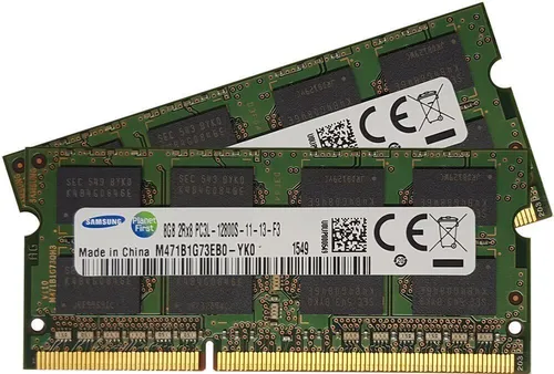 Samsung 16Gb 2x 8Gb Ram Speicher 1600 Mhz DDR3 für Apple MacBook Pro Core i5, I7