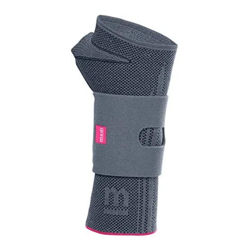 medi Manumed active Komfort Handgelenkbandage, 1 - Bandagen zur Weichteilkompression mit Stabilisierungsstab für optimale Handgelenkunterstützung und Schmerzlinderung. Hohe Elastizität im Daumenbereich sorgt für besten Tragekomfort.