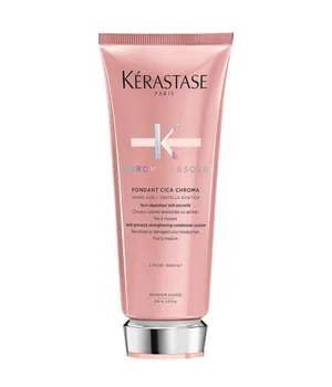 Kerastase Chroma Absolu Fondant Cica Chroma 200ml - Shampoo & Spülung für feines bis mittleres, coloriertes Haar, bietet Tiefenwirkung und Farbschutz für langanhaltenden Glanz und Geschmeidigkeit.
