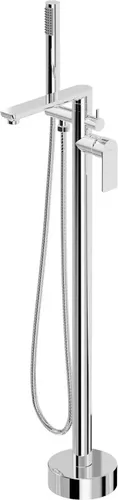 Mexen Leda freistehende Wannenbatterie, Chrom - 75633-00
