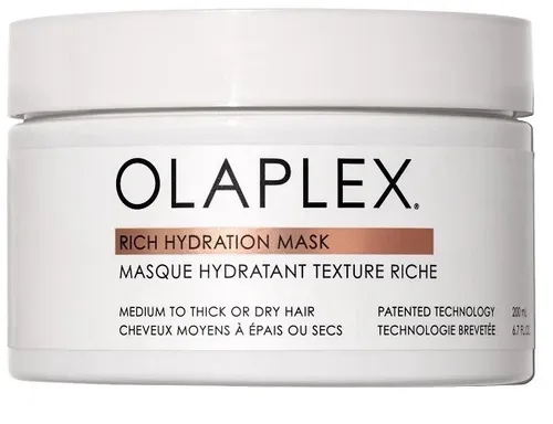 Olaplex Rich Hydration Mask 200 ml - Haarkuren für dehydriertes Haar, versiegelt die Haarkutikula und bietet bis zu 5 Haarwäschen lang Feuchtigkeit und Schutz, reduziert Haarbruch und sorgt für Glanz.