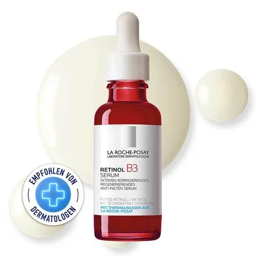 La Roche Posay Retinol B3 Serum - Intensiv korrigierendes Anti-Falten Serum, mit Retinol und Vitamin B3 für empfindliche Haut