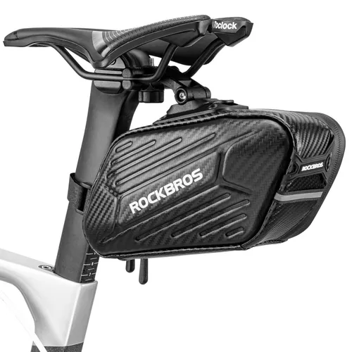 ROCKBROS Satteltasche B5 - Fahrradtasche mit 1,5L Kapazität, wasserabweisend und leicht montierbar - ideal für Radsportler, die Wert auf hohe Sichtbarkeit legen.