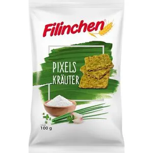Filinchen Cracker Pixels Kräuter, 100g