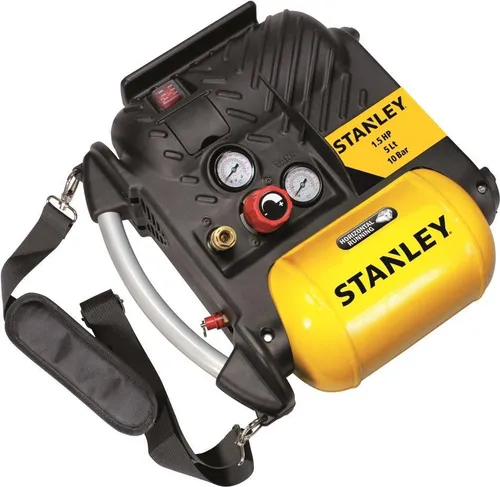 Kompressor Stanley DN 200/10/5 5L 230V - Kompressoren, kompakter 5-Liter Tank für vielseitige Anwendungen, ideal für Hobby und Handwerk.