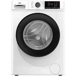 Beko BM3WFOE841PSA Waschmaschine - Energieeffiziente Frontlader-Waschmaschine der Klasse A, ideal für Haushalte mit hohem Waschbedarf und vielseitigen Installationsmöglichkeiten.