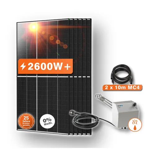 MyPV ELWA 2600W+ Warmwasserbereitung mit Photovoltaik - Solaranlagen für effiziente Warmwasserbereitung – nutze die Kraft der Sonne unabhängig und clever mit hochwertigen, bifazialen Solarmodulen.