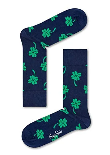 Happy Socks Damen Freizeitsocken Big Luck, Blau (Navy 6000), One Size (Herstellergröße: 36-40)