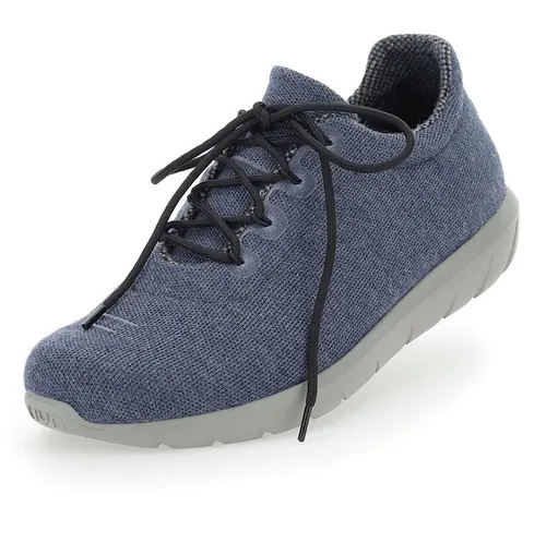 UYN Sneaker-Laufschuhe Living Cloud - Blau Melange Herren - Laufschuhe aus Merinowolle, leicht und flexibel für optimalen Komfort und Belüftung, ideal für den ganzen Tag.