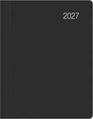 Taschenkalender schwarz 1W/2S 2027 | Kalender | 4069095014152
