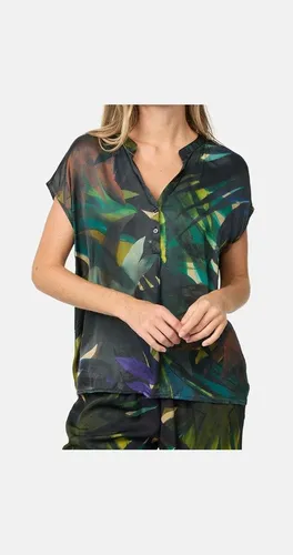 CATNOIR Blusentop Bluse 1/2 Arm CATNOIR grün tropic