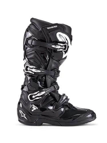 Alpinestars Tech 7 Motocross Stiefel mit wechselbaren Sohlen - Motorradstiefel mit innovativem Design für optimale Offroad-Performance, stoßabsorbierende Polsterung und verbesserten Schutz, ideal für anspruchsvolle Fahrer.