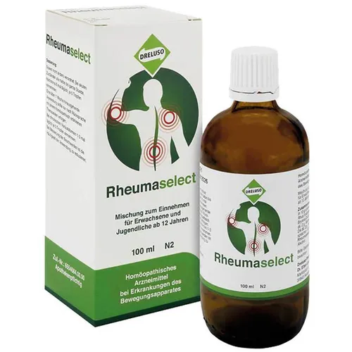 Rheumaselect Tropfen - Homöopathisches Präparat zur Unterstützung der Gelenkbeweglichkeit. Ideal für den täglichen Einsatz bei Beschwerden. Enthält ausgewählte natürliche Inhaltsstoffe.