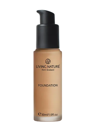 Living Nature Foundation Pure Honey, 30 Milliliter - Make-up mit feuchtigkeitsspendendem, reinem Honig für strahlende Haut und ein natürliches Finish.