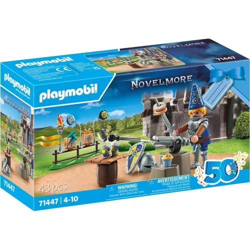 PLAYMOBIL Novelmore 71447 - Rittergeburtstag mit Prinz Arwynn, actionreiche Feier und nachhaltiges Spielzeug für endlosen Spielspaß