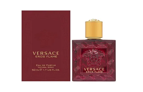Versace Eros Flame Eau de Parfum 50 ml - Herrendüfte mit provokantem Charakter und holzig-würziger Duftrichtung, ideal für selbstbewusste Männer, die einen bleibenden Eindruck hinterlassen wollen.