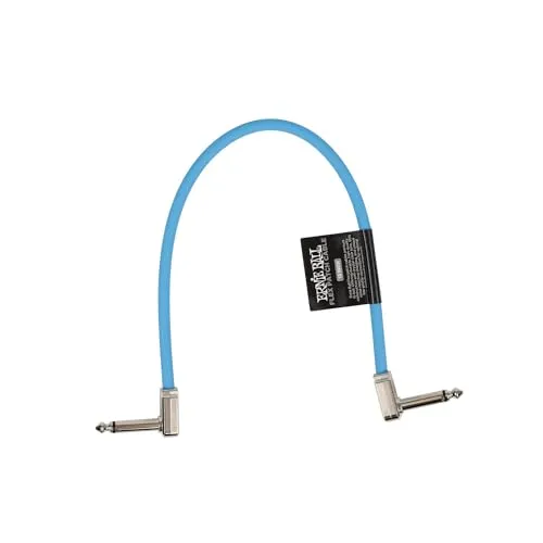 Ernie Ball Flex Patchkabel 12in - Blauw - Enkele