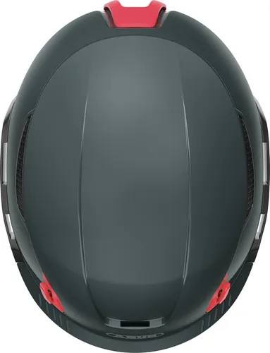 ABUS Industriekletterhelm Spector - Titan - Sportfan Schutzhelm, belüftet und sicher für Höhenarbeiten mit schlagfester Außenschale und hohem Tragekomfort durch verstellbares System - ideal für Baustellen und Industrien.