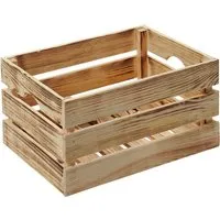 Kesper Holzkiste Kiefer geflammt 23 cm x 30 cm 40 cm 27,