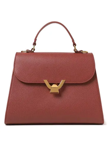 COCCINELLE Leder-Henkeltasche in Hellbraun – Stilvolle Damenhandtasche - Elegante COCCINELLE Leder-Henkeltasche in Hellbraun mit verstellbarem Umhängeriemen. Praktisch und modisch, ideal für den täglichen Einsatz. Maße: (B)29 x (H)21 x (T)12,5 cm.