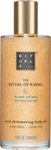 The Ritual of Karma Körper-Glanzöl - Entdecken Sie das The Ritual of Karma Körper-Glanzöl für eine luxuriöse Pflege. Ideal für eine strahlende Haut, die den ganzen Tag über glänzt. Jetzt online erhältlich!