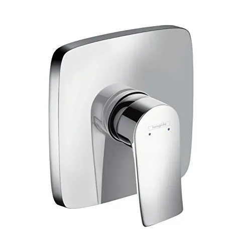 hansgrohe Metris Brause Armatur 31456000 - Unterputz Brause Armatur in Chrom, mit einstellbarer Temperaturbegrenzung und Schalldämpfer für ein komfortables Duscherlebnis.