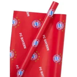 FC BAYERN Geschenkpapier rot 33752 ca. 70x200cm