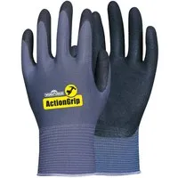 Workpower Arbeitshandschuh Action Grip Blau Gr. 10