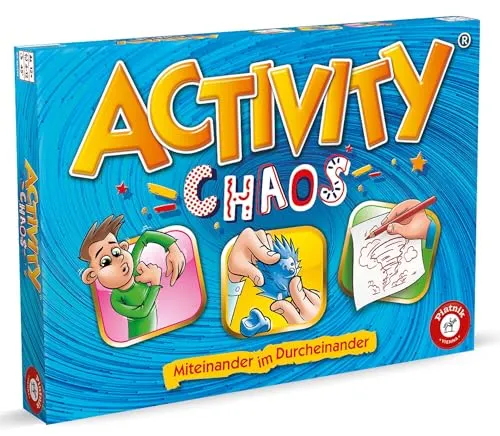 Piatnik 6670 Chaos 660 - Familien-Partyspiel Activity mit 660 neuen Begriffen, ideal für kreative Teamspiele ab 12 Jahren