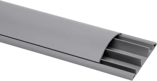 Kopp Bodenkanal 2 m, 60 x 15 mm grau Leiste Kabelkanal Kabelleiste Kabelbrücke