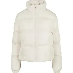 Urban Classics Ladies - Short Puffer Winterjacke sand - XS - Beige - XS