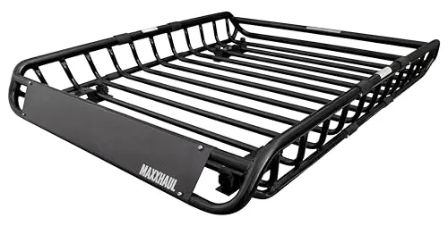 MaxxHaul 70115 Dachgepäckträger - Dachträger für SUV und Pick-Up-Trucks, 68 kg Kapazität, einfach zu montieren und pulverbeschichtet für optimalen Schutz.