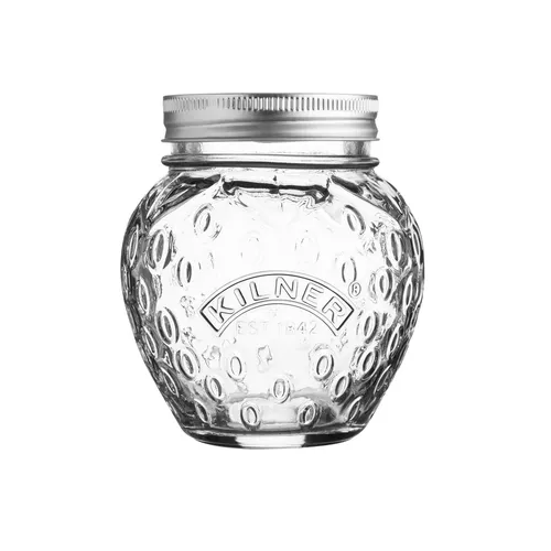 KILNER Marmeladeglas Einkochglas Erdbeere 0,4 Liter