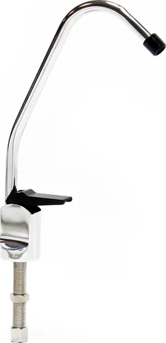 Naturewater 6,35 mm (1/4") Wasserhahn Tipper D-01, Wasserhahn Armatur für Umkehrosmose und Wasserfilteranlagen, Küchenarmatur 360° schwenkbar