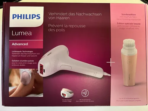 Philips Lumea Advanced BRI922 IPL-Haarentfernungsgerät - IPL-Gerät für effektive Haarentfernung mit 5 Intensitätsstufen, Gesichtsanwendung und Hauttonsensor – ideal für sanfte und dauerhafte Ergebnisse.