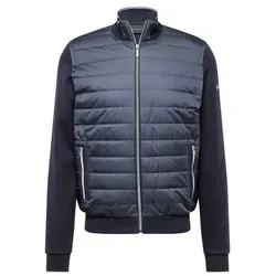 bugatti Sweatjacke 3XL - Blau - Funktionsjacke in 3XL, aus 90% Baumwolle für hohen Tragekomfort, mit seitlichen Reißverschlusstaschen und langem Arm – ideal für Freizeit und Sport.